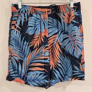 Speedo Mens Board Shorts Size Small Tropical Floral Colorful Beach Vacation